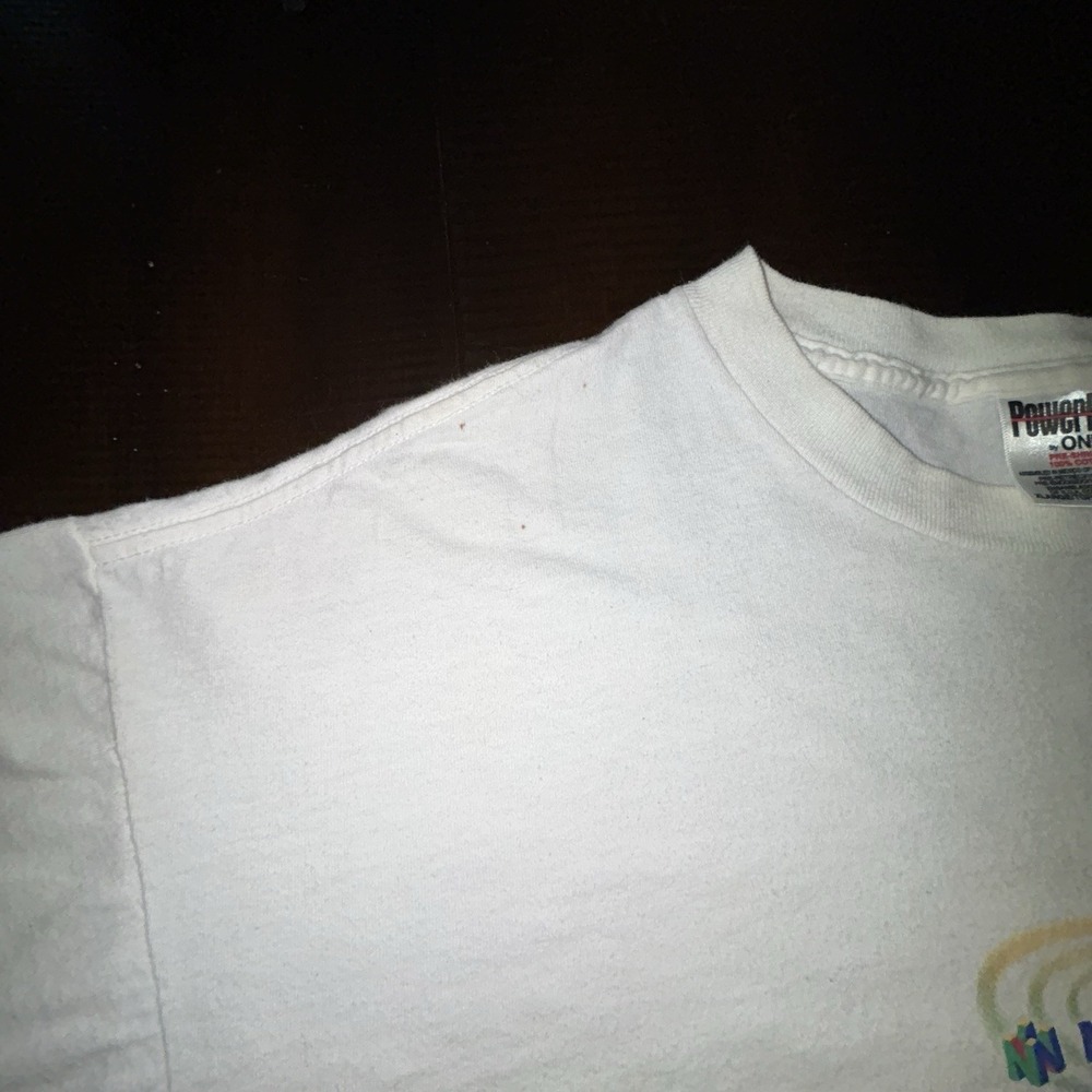 Rare Nintendo 64 T-Shirt Mens XL White Vintage N64 Promo Graphic Tee 90s Retro - Picture 5 of 7